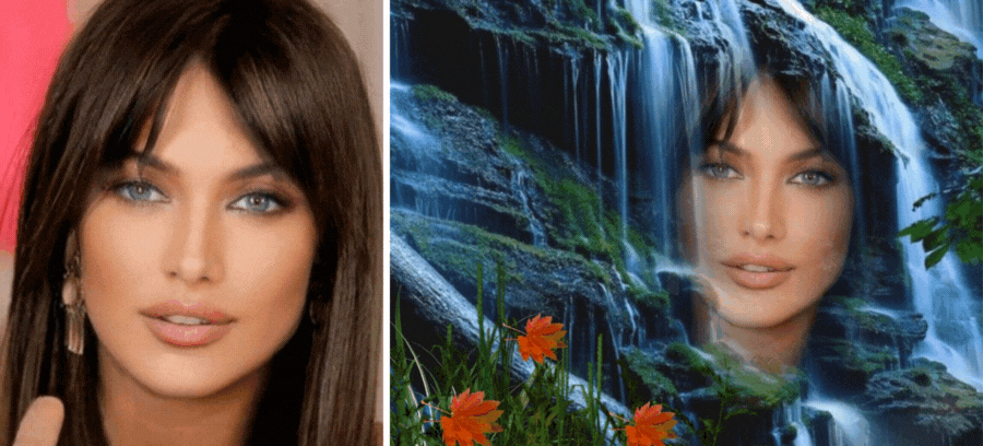 Add Your Photo To This Waterfall Landscape