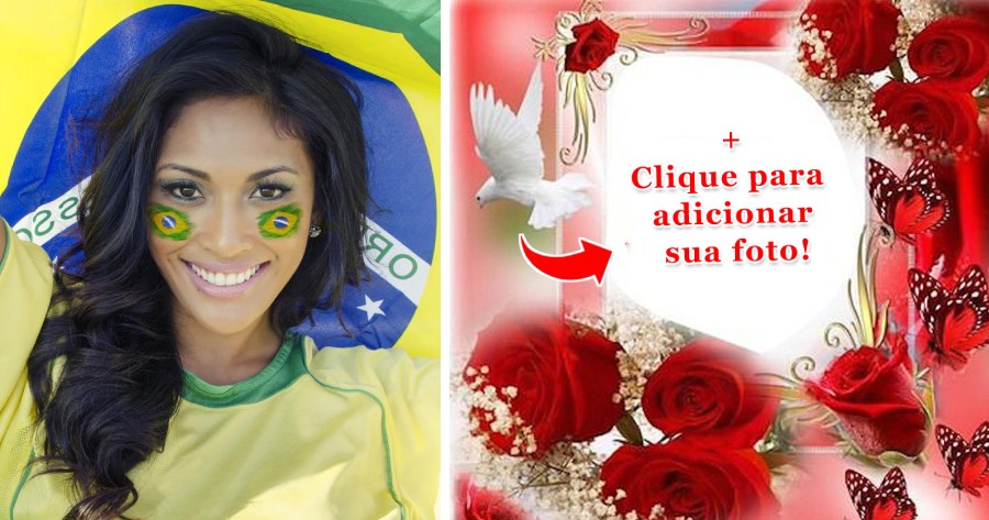🌺 Nova Linda Moldura De Flores Para Sua Foto Do Perfil!