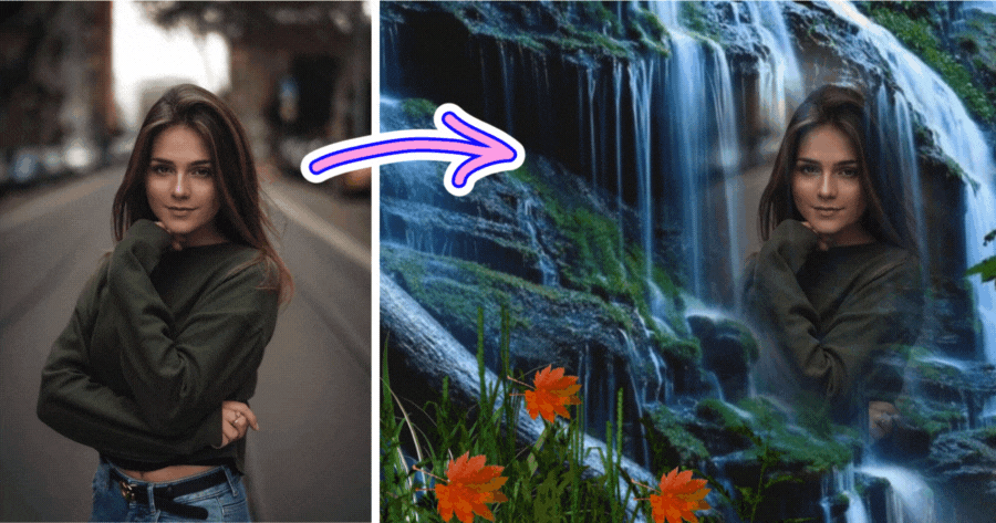 Add Some Natural Beauty And Freshness To Your Photo With This Waterfall Filter!