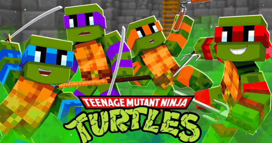 &iquest;Cu&aacute;l Tortuga Ninja Ser&iacute;as En El Universo De Minecraft?