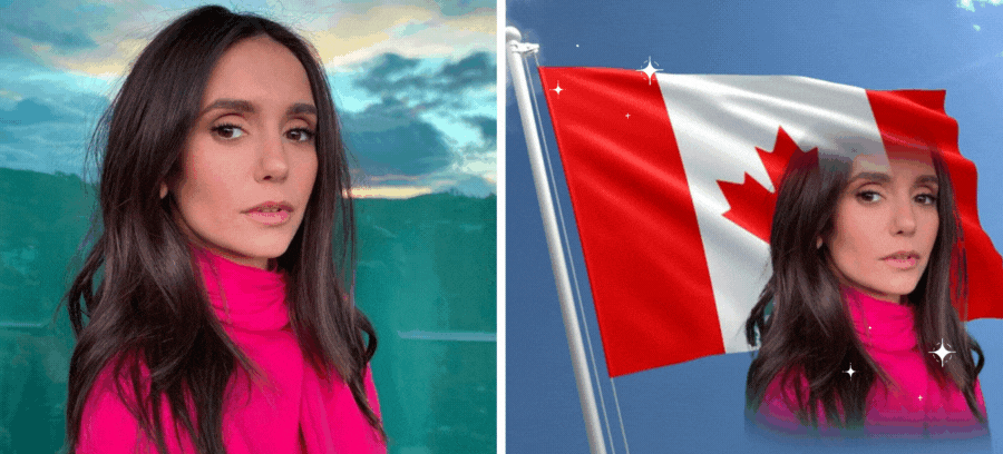 Share Proudly Your Customized Photo For Canada Flag Day 🇨🇦