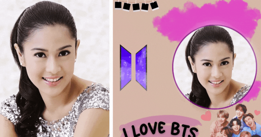 Tambahkan Foto Anda Dengan Bingkai K-POP