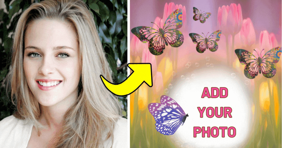 Create Your Photo With Beautiful Butterflies