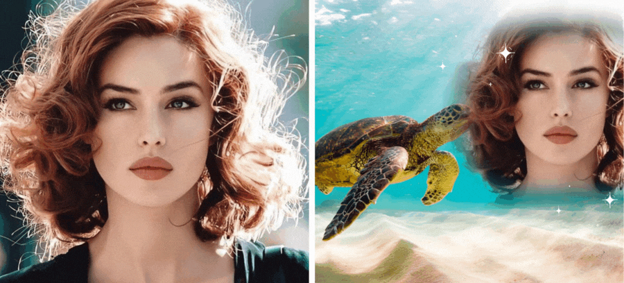 D&ecirc; um mergulho no mar ao lado desta maravilhosa tartaruga!🐢