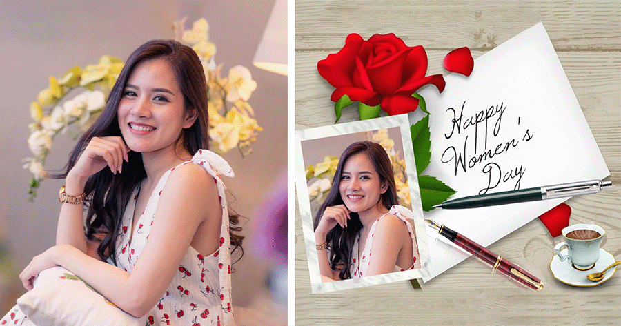 Mừng Ng&agrave;y Phụ nữ! | Th&ecirc;m ảnh của bạn v&agrave;o khung h&igrave;nh đ&aacute;ng y&ecirc;u n&agrave;y