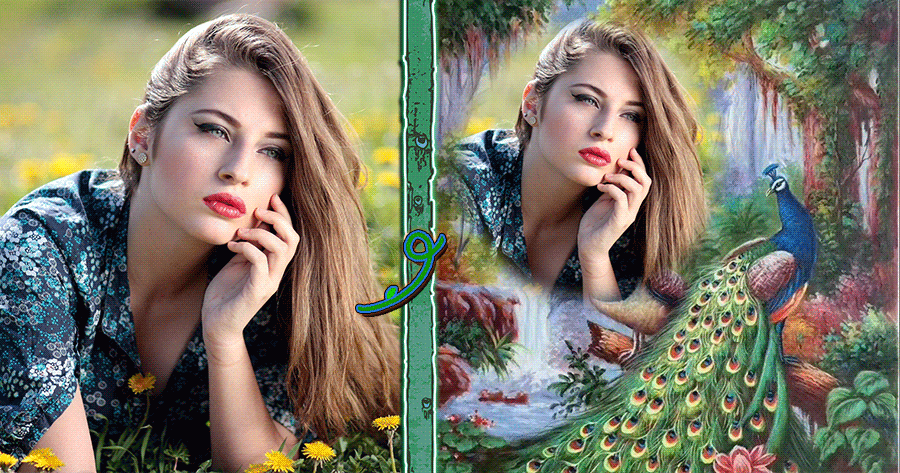 Create Your Stunning Peacock Portrait 🦚