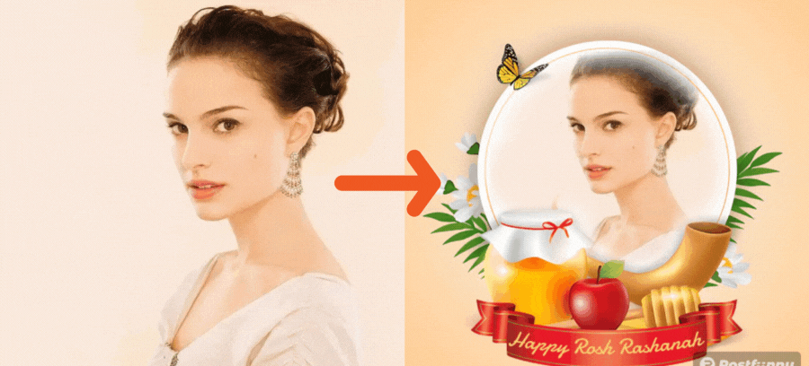 Happy Rosh Hashanah| Create Your Photo To Celebrate Israel New Year