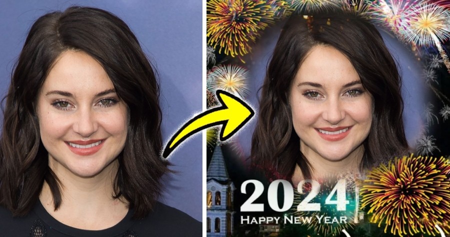 Edit Your New Year Photo 2024 Right Now!