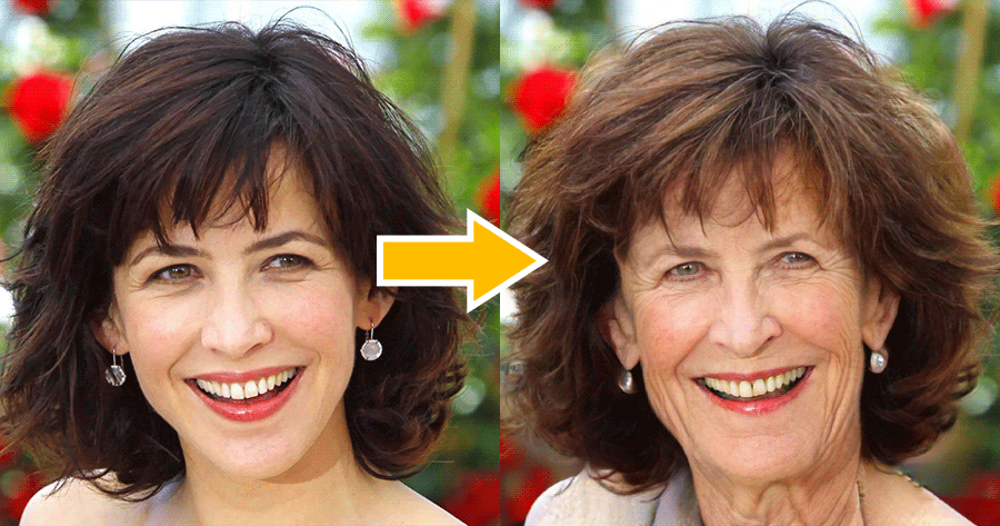 Faites ce test de maquillage sans toucher votre visage, mais en paraissant plus &acirc;g&eacute;