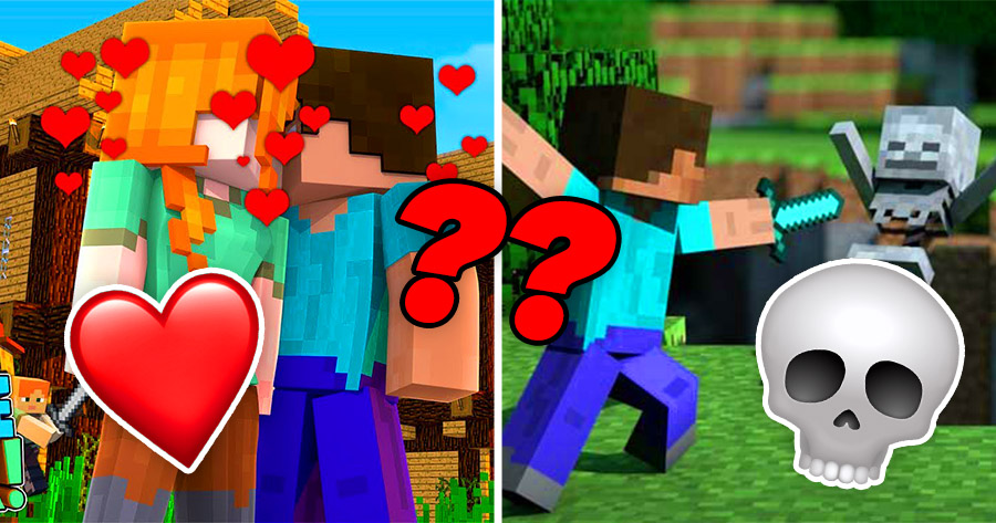 Should You Kiss Or Kill You Friend In Minecraft!