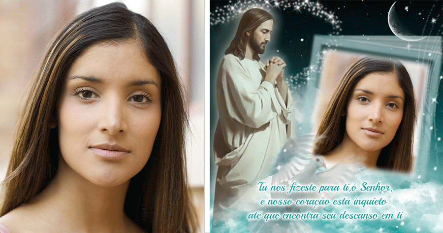 Fotografia de Jesus ou B&iacute;blia que inspira f&eacute;!