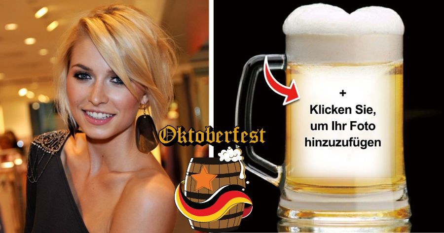 F&uuml;gen Sie Ihr Foto Hinzu, Um Das Oktoberfest Zu Feiern.