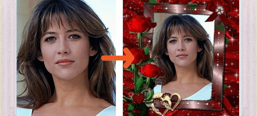 Beautify Your Profile Picture With This Frame Full Of Roses