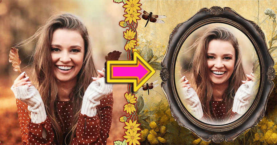 Reflect Your Photo On This Retro Mirror