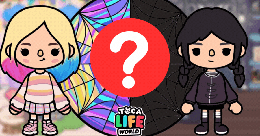 Pick One Item And We'll Tell You If You Are Enid Or Wednesday In Toca World.