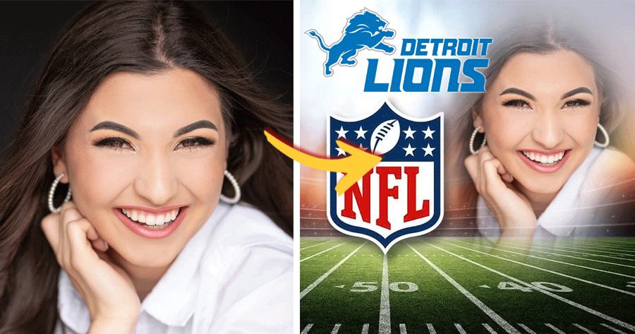Design Your Profile Picture Supporting Detroit Lions At NFL 2023!