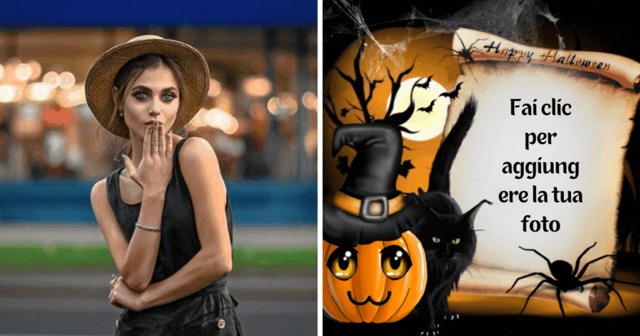 🎃 Buon Halloween | Decora la tua foto di Halloween gratuitamente!
