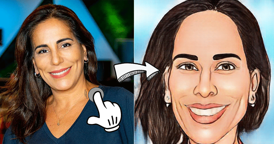 Obtenha Seu Grande Rosto De Desenho Animado Gratuitamente!