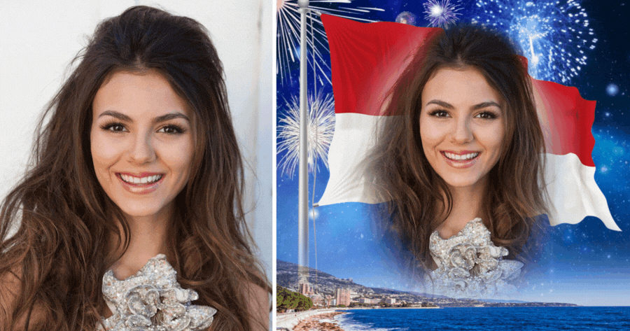 Erstellen Sie Ihr Flaggenfoto, um den Nationalfeiertag von Monaco zu feiern!