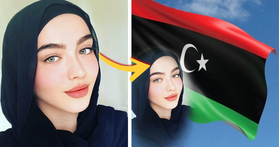 ضع صورتك لإطار علم يوم تحرير ليبيا!