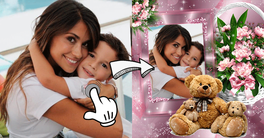 Obtenga Marcos de Fotos Gratis! Dedicado a tu Querida Madre