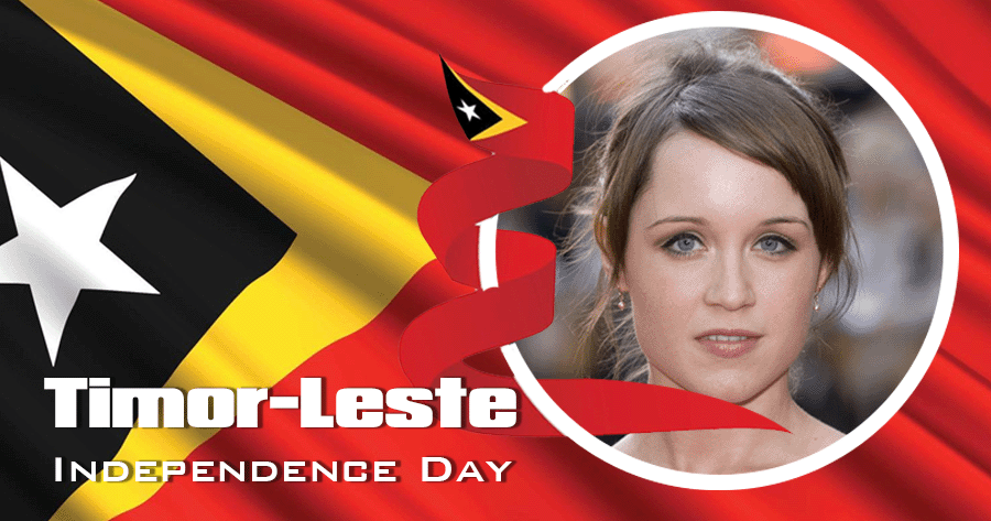 Crie a sua foto com a bandeira para celebrar o Dia da Independ&ecirc;ncia de Timor-Leste