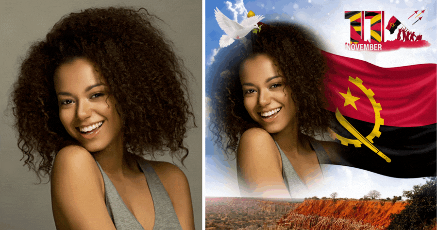 Feliz Dia da Independ&ecirc;ncia|Crie a Sua Bela Foto com a Bandeira Agora!