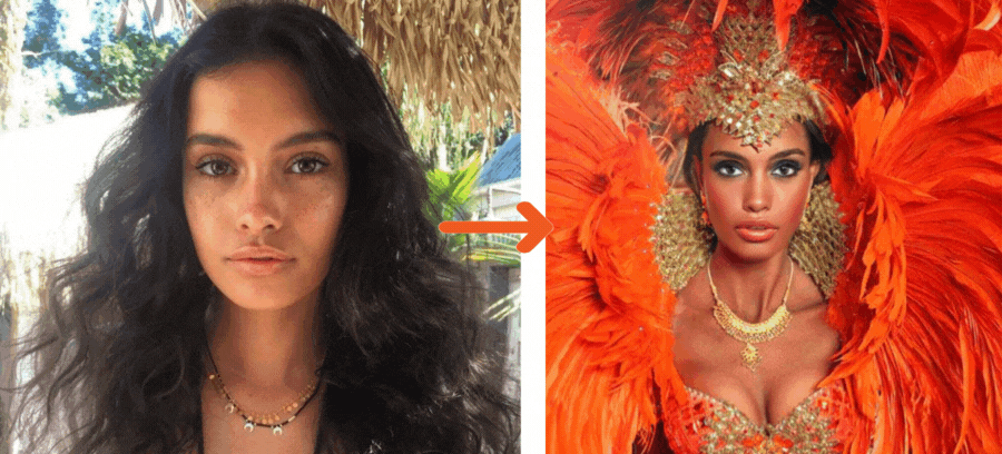Qu&atilde;o linda voc&ecirc; vai ficar num look de samba apaixonante?