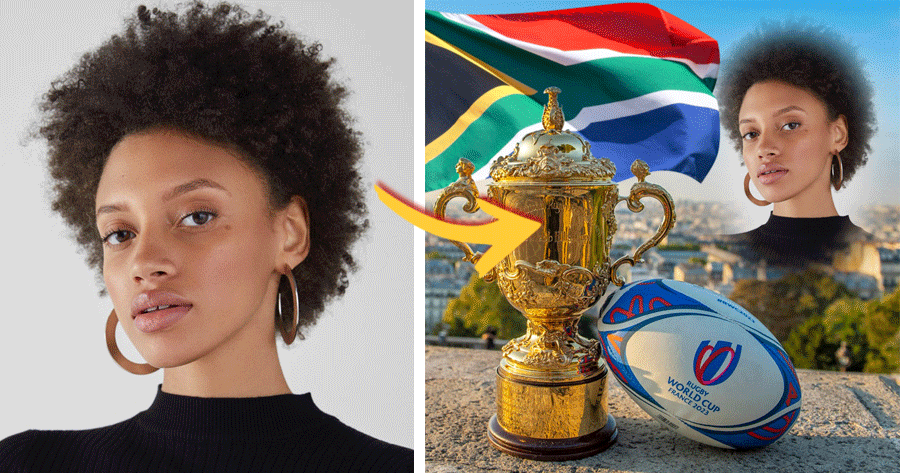 Crie a sua foto de perfil apoiando a &Aacute;frica do Sul na Copa do Mundo de Rugby 2023!