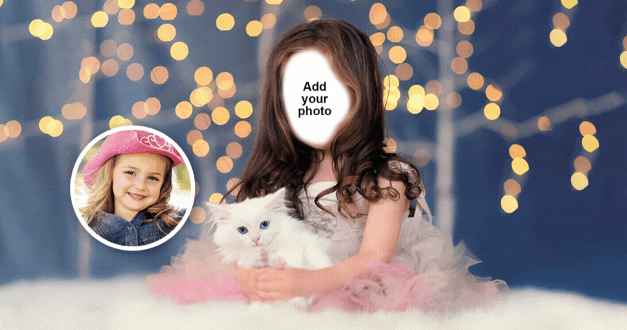 🐱 Personalize a foto da festa dos seus filhos com um gato de gra&ccedil;a!