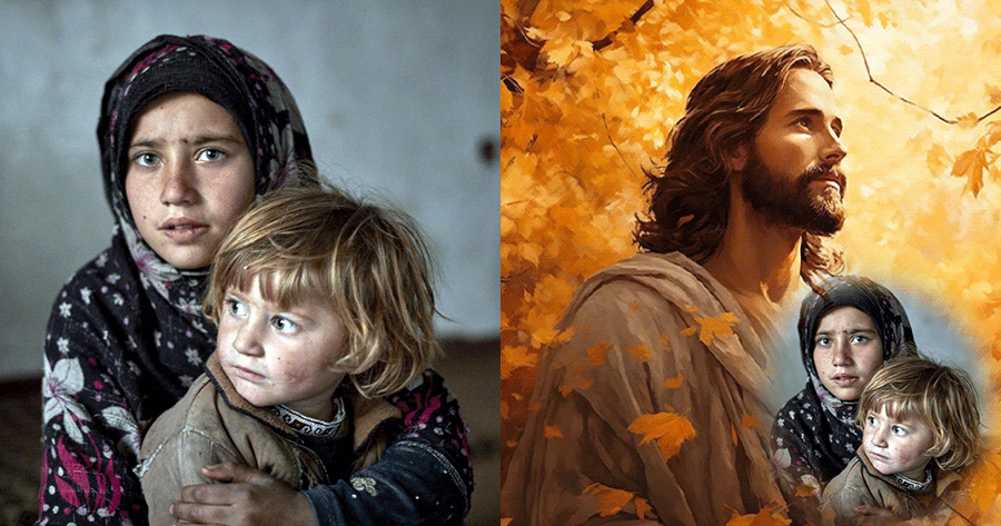 L&auml;het&auml; kuva rukoillaksesi! Jeesus tuo rauhan