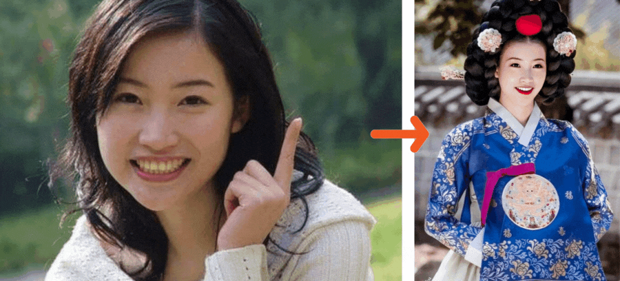 Bạn sẽ trở n&ecirc;n xinh đẹp đến mức n&agrave;o khi bạn mặc Hanbok n&agrave;y?