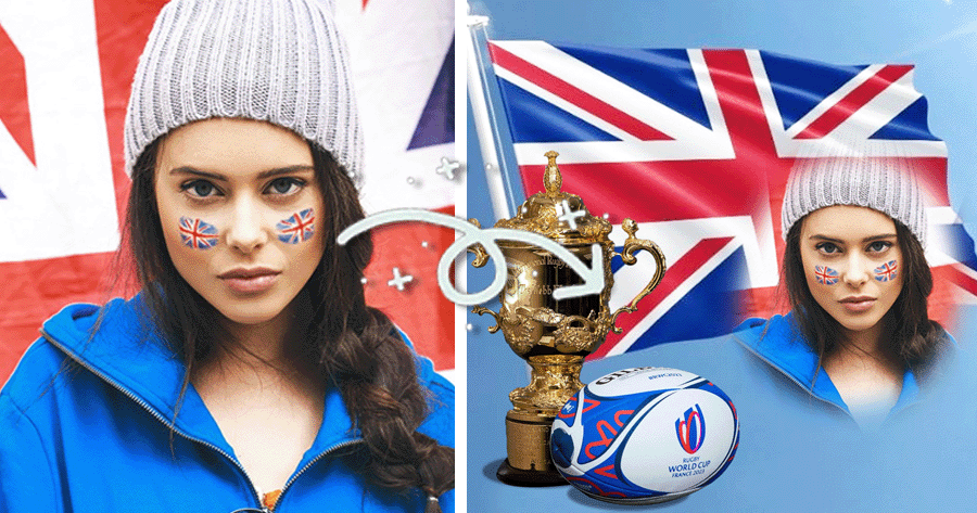 Add Your Photo To Support England For Rugby World Cup 2023!