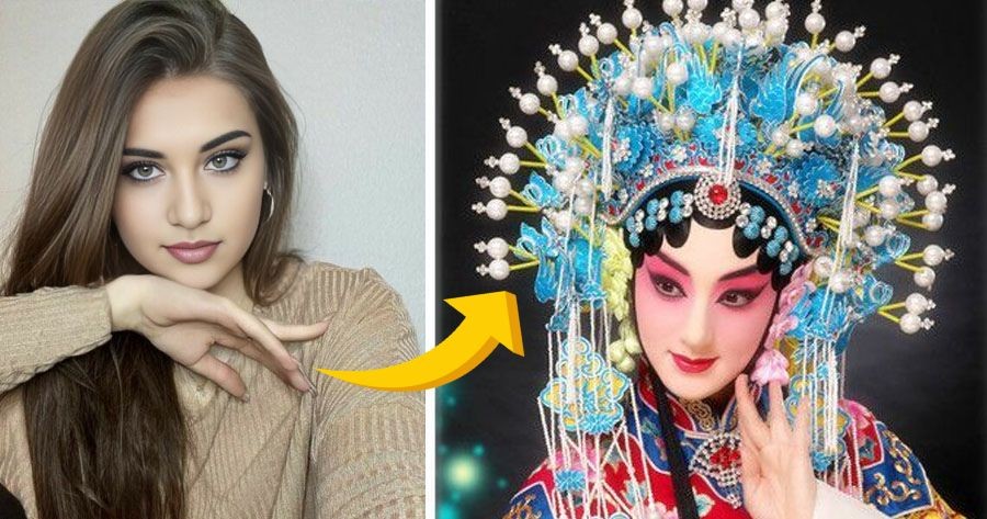 Create Your Photo With The Chinese Opera Costume Filter