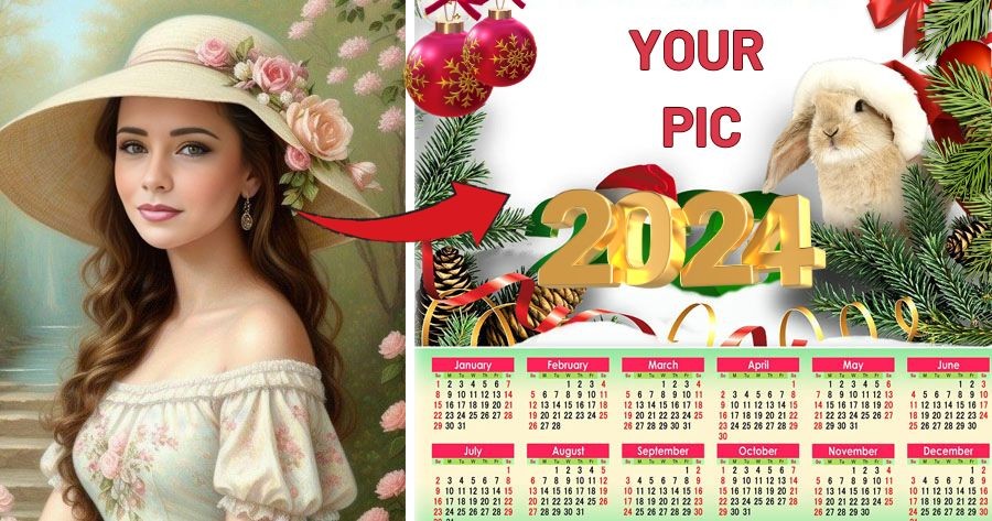 Calend&aacute;rio de Natal|Adicione sua foto com um clique