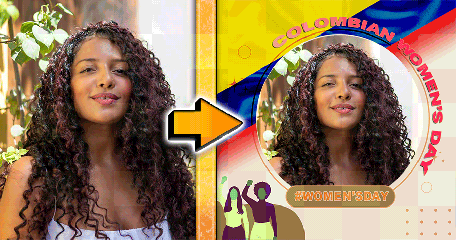 Show Your Strength With Colombian Women's Day Frame