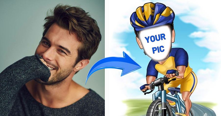 Create Your Photo With Bicycle Suit