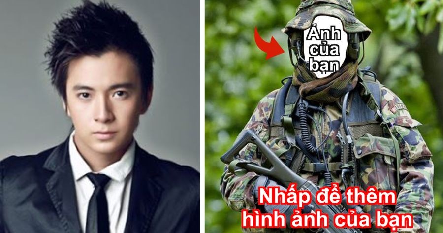 Trở th&agrave;nh một người l&iacute;nh can đảm với bộ lọc n&agrave;y!
