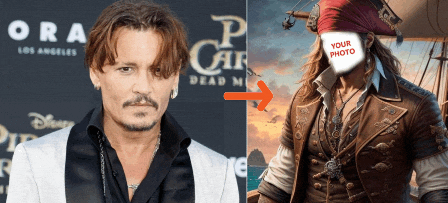 Generate Your Pirate Look For Free