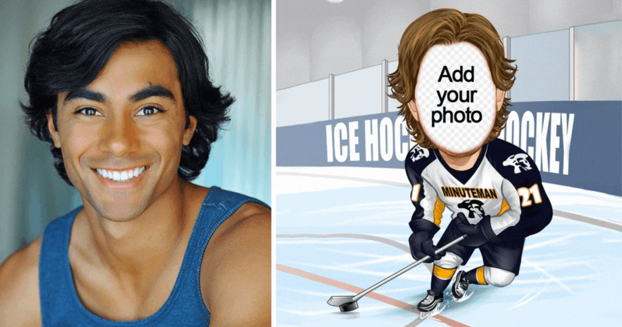 Caricature de hockey sur glace : Cr&eacute;ez la v&ocirc;tre !