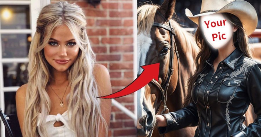 Generate Your Cool Cowgirl Suit Photo