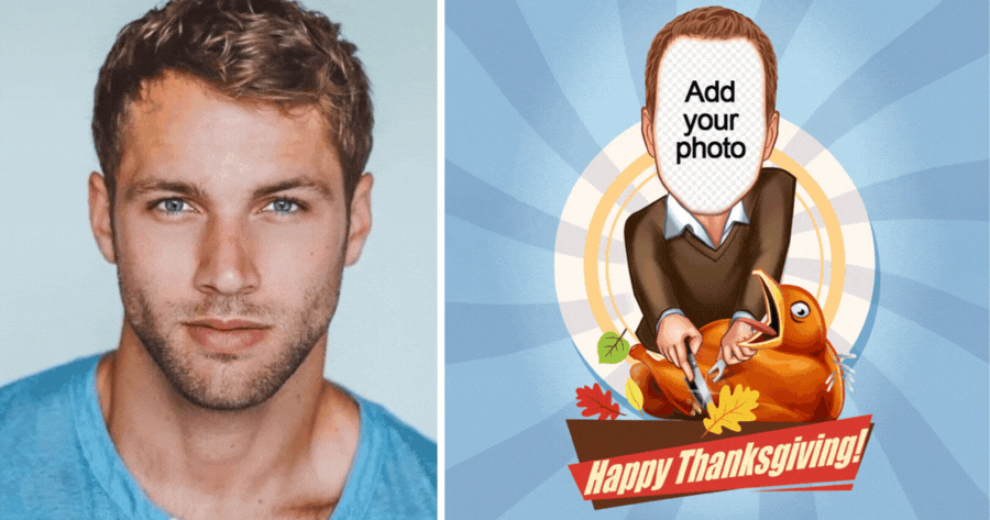 Draw Your Thanksgiving Day Caricature Free Now!