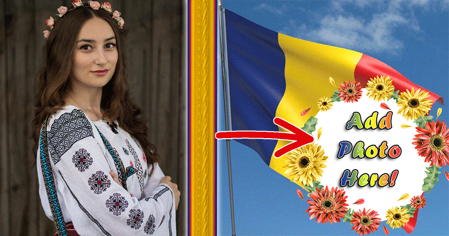 Add Your Romanian Flag Photo For The Great Union Day