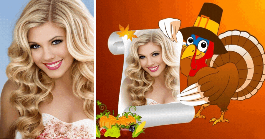 Happy Thanksgiving Day| Add Your Photo!