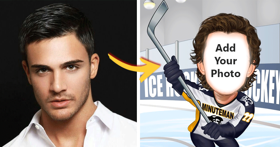 Get Your Ice Hockey Caricature Avatar For Free!