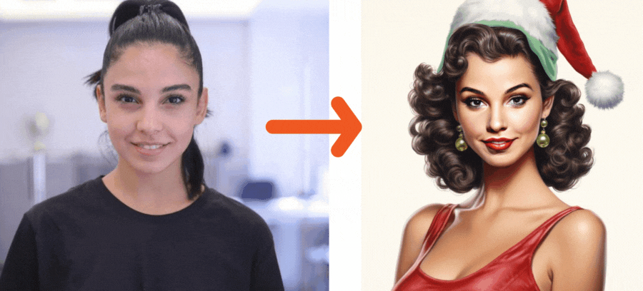 Generate Your Christmas Retro AI Photos For Free