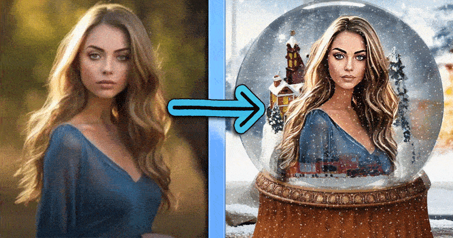 Style Your Profile With Snow Globe Frame! 🔮