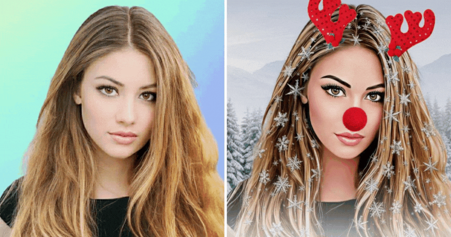 🔥 Maquillage de Cerf de No&euml;l | Cliquez pour obtenir le v&ocirc;tre!