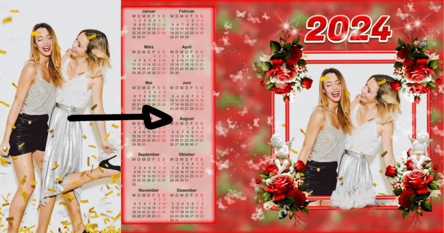 Holen Sie Sich Ihren Kostenlosen Neujahrskalender Rahmen