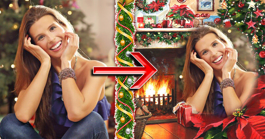 Relax By This Christmas Fireplace | Click Here! 🎄